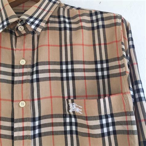 burberry 80s|old burberry shirts.